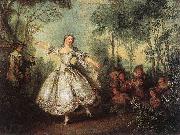 Nicolas Lancret Mademoiselle de Camargo Dancing oil painting